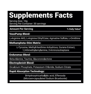 Skład produktu Phoenix Labs Crack 300g