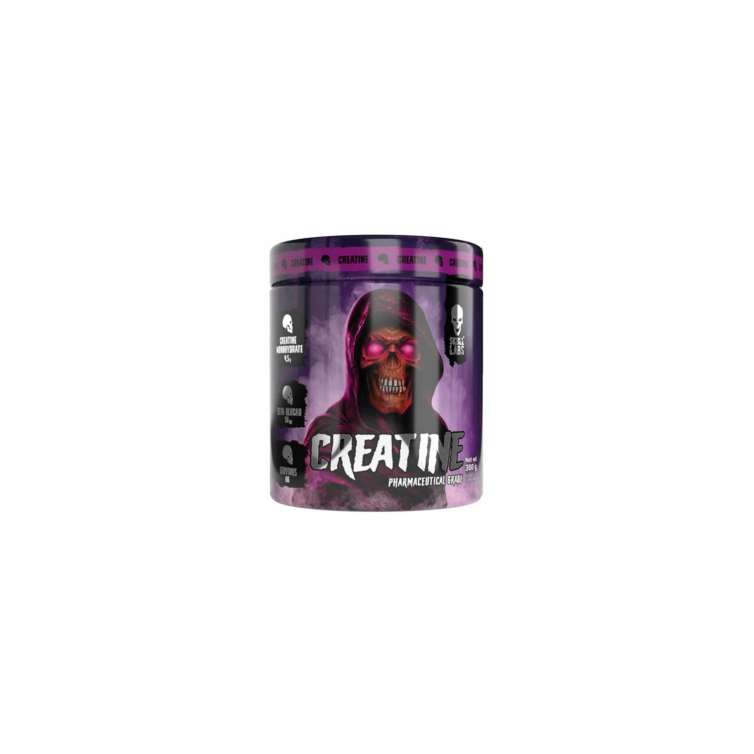 SKULL LABS Creatine 300g - suplement na przyrost masy mięśniowej;