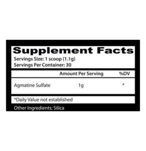 Skład produktu INSANE LABZ Agmatine Sulfate 30g