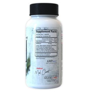 Product composition INSANE LABZ Psychotic SAW Fatburner 60 caps.