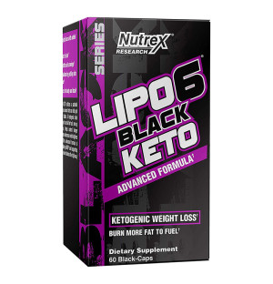 Nutrex LIPO6 BLACK KETO Advanced Formula 60 kaps.