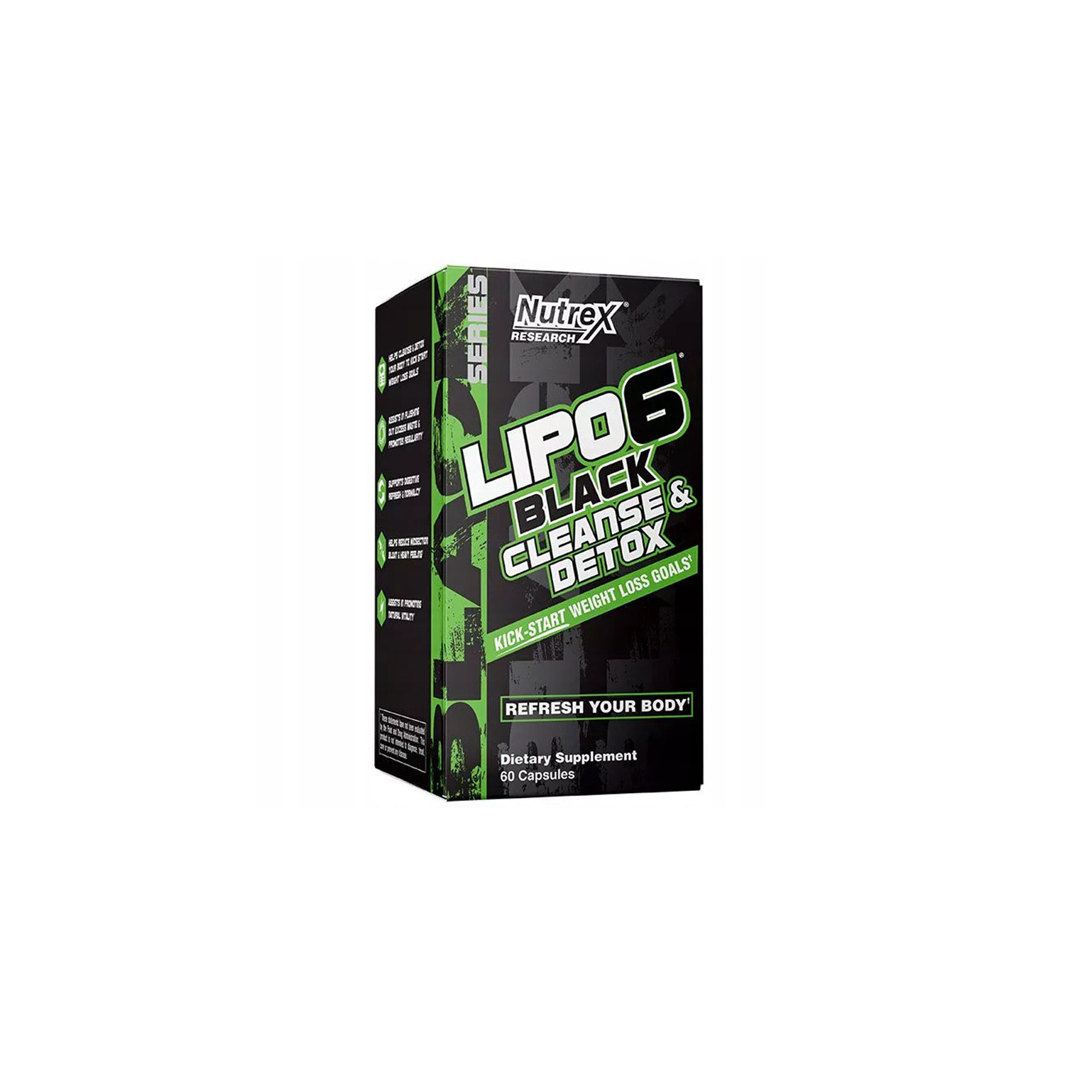 Nutrex LIPO6 BLACK Cleanse & Detox 60 kaps.