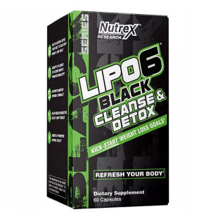 Nutrex LIPO6 BLACK Cleanse & Detox 60 caps.