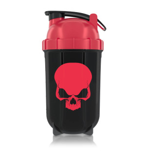Genius Nutrition Shaker Warcry 500ml Czarno-Czerwony