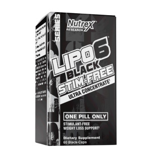 Nutrex LIPO6 BLACK UC Stim-Free 60 kaps.