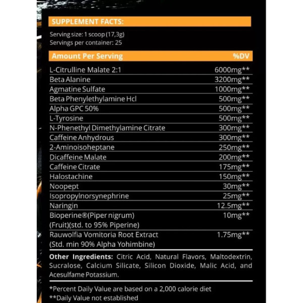 Skład produktu Dark Labs Crack Primal 432g