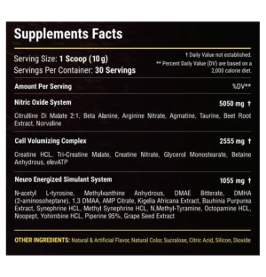 Skład produktu 100% Skills Kill Zone Hardcore 300g