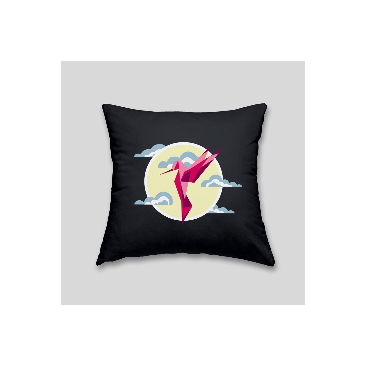 Hummingbird cushion