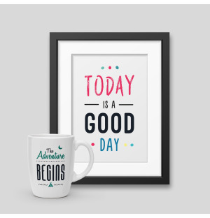 Pack Mug + Framed poster