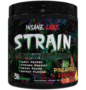 INSANE LABZ STRAIN 256G PREWORKOUT CANNABIS NEXT HEMP